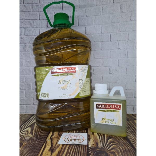 

Mueloliva pomace olive oil repack 500ml ecer minyak zaitun