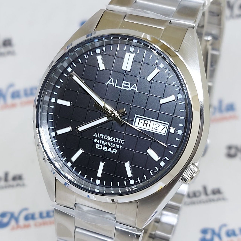 Alba Automatic AL4327X1 Black Dial - Jam Tangan Pria AL4327