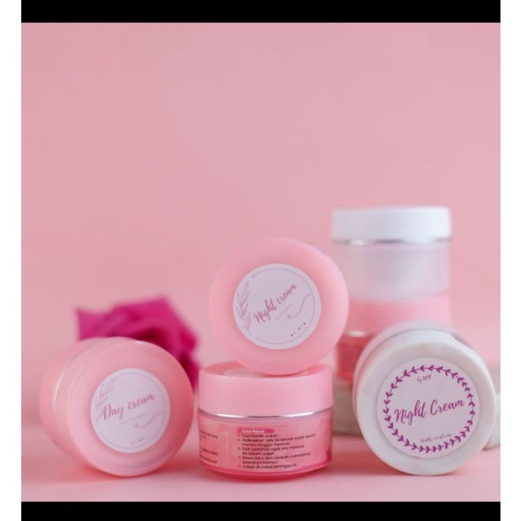 Paket day& night cream glow npr glow//COD//SKINCARE//ORGANIK