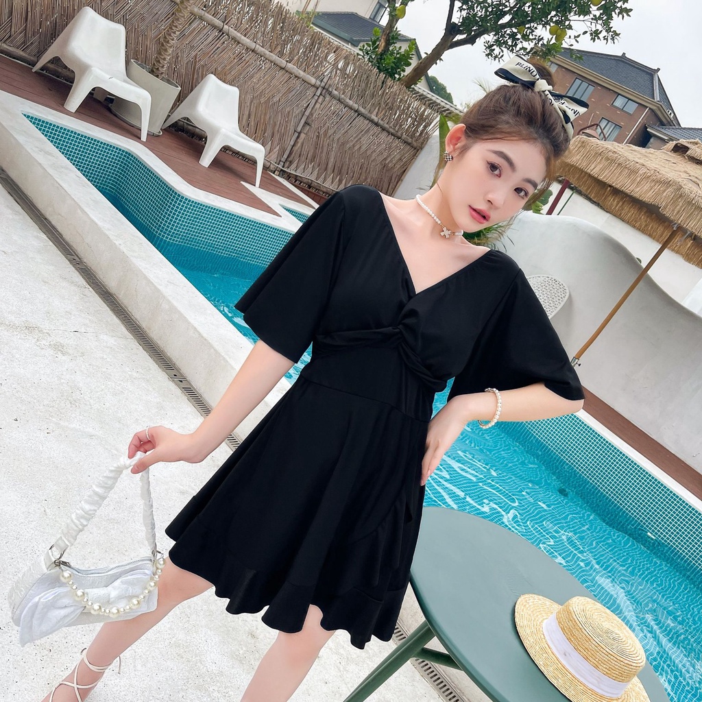 Women swimsuit cover belly modest swimwear plus size swimming suit