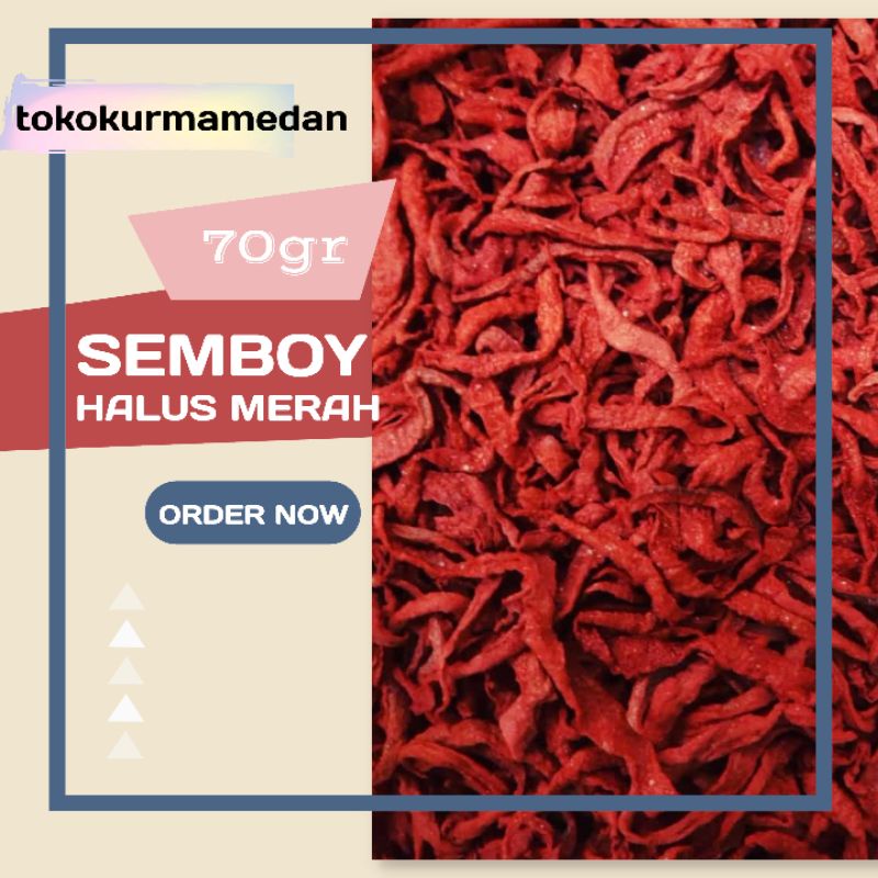 

SEMBOY HALUS MERAH 60gr - SEMBOY IRIS - SOMBOY SOMBOI 60gr