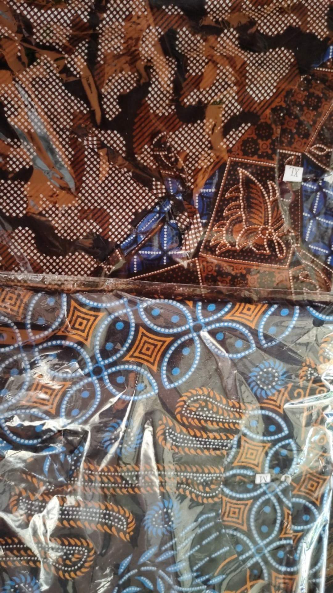 Tey-17 Batik Wanita Asj Sa Hrb026 Kenongo Kemeja Tosca Pendek