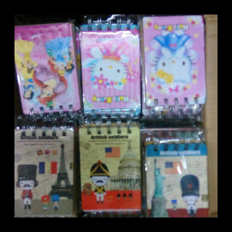 

PROMO BUKU MEMO RING KECIL KARAKTER LONDON, HELLO KITTY, PRINCES PAKET ALAT TULIS TERMURAH PING