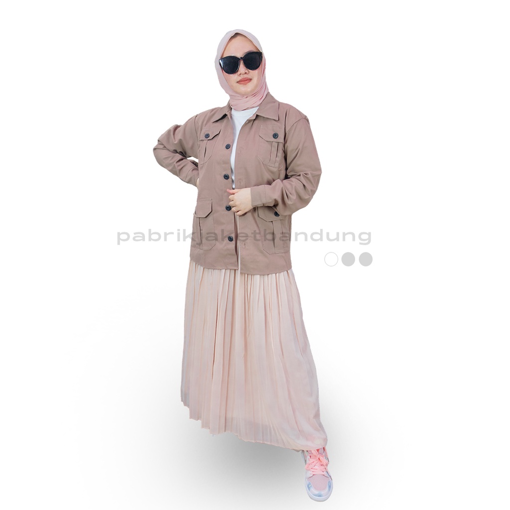 ADAM JAKET MOCCA || JAKET SEMI PARKA || JAKET PRIA DAN WANITA MASA KINI