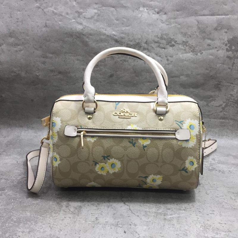 coach rowan bennet daisy flower satchel bag