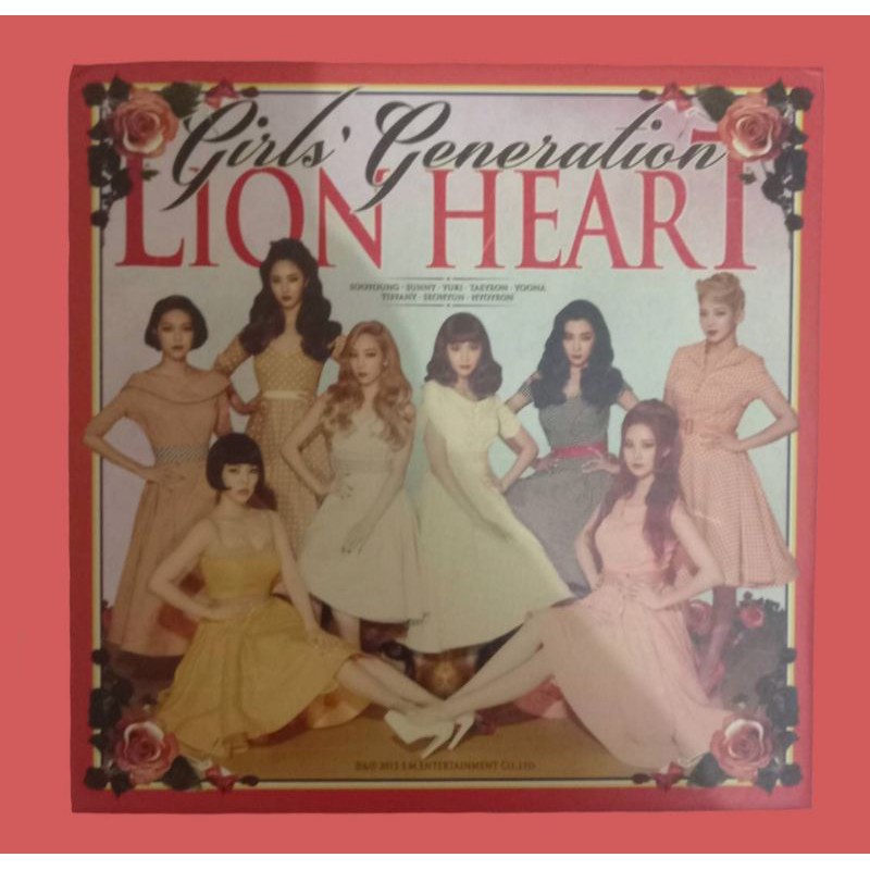 Girls Generation Lion Heart Album Only