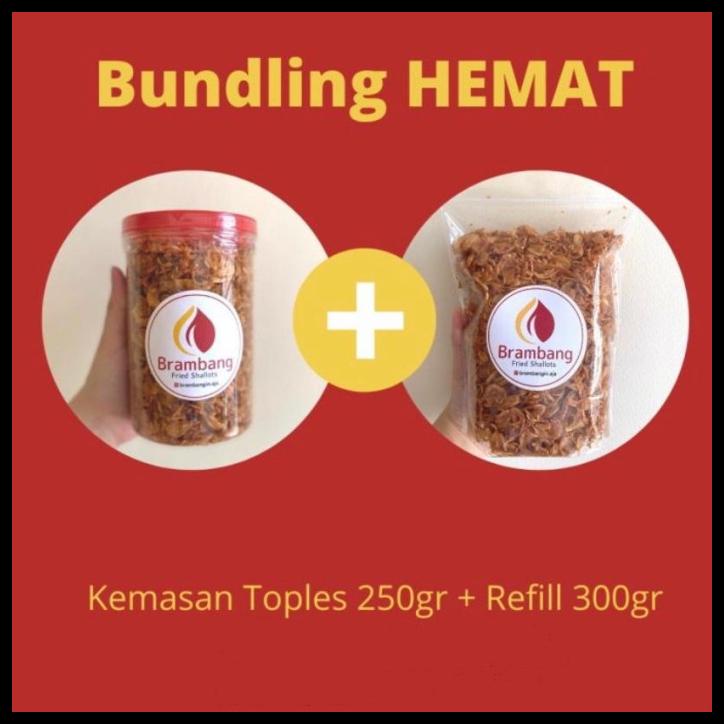 

Brambang Hemat Paket Toples 250Gr + Refill 300Gr