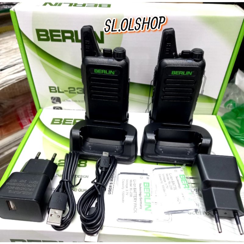 HT BERLIN BL 238 UHF 16 CANNEL/WALKIE TALKIE BERLIN BL 238