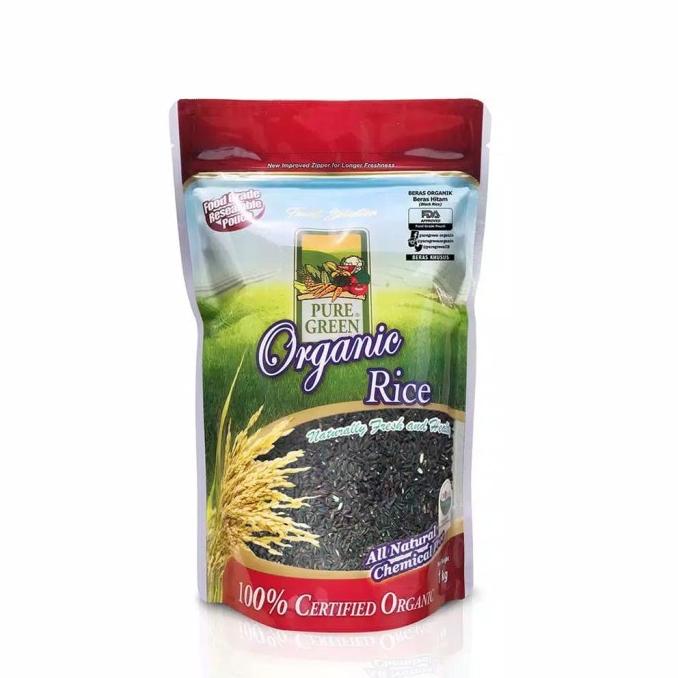 

Diskon Puregreen Organic Rice Beras Organik Beras Hitam (Black Rice) 1 kg Diskon