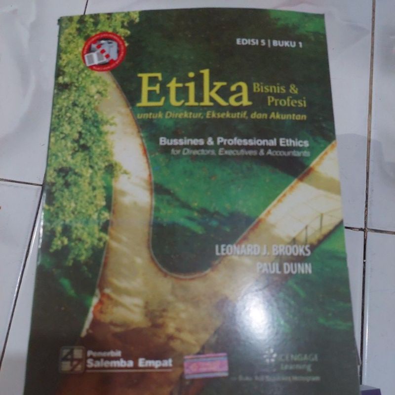 

etika bisnis dan profesi edisi 5 buku 1 leonard j brooks paul dunn