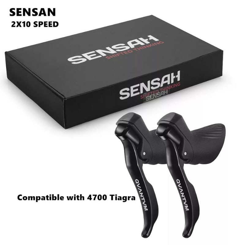 SENSAH QUANTUM Road Bike Shifter 2x10 Speed Shifter Brifter Sepeda Qvantvm Sepasang Kanan dan Kiri