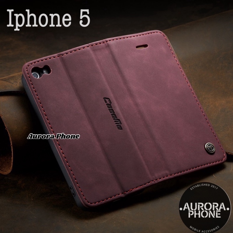 Iphone 5 / iPhone 5S Caseme Original Case / Flip Case Iphone 5 / Case Dompet Wallet Iphone 5 Leather