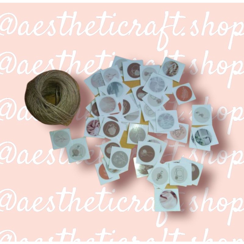 

STICKER GLOSSY 50 PCS TERMURAH FREE GIFT!!