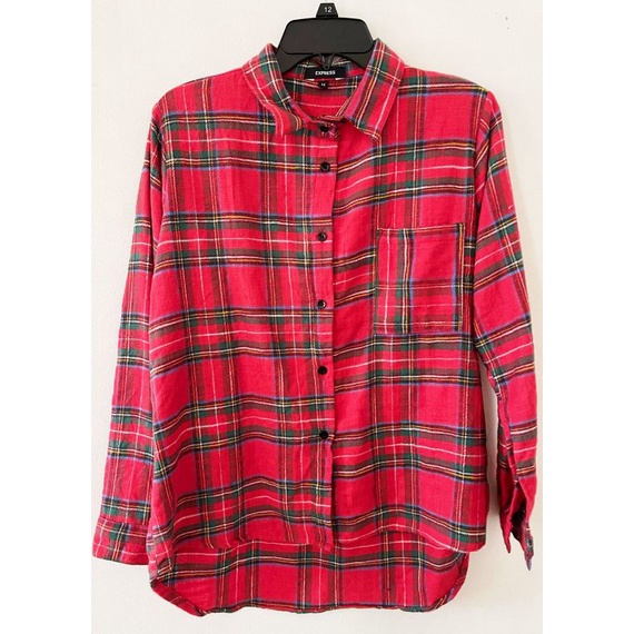 Express flanel plaid shirt