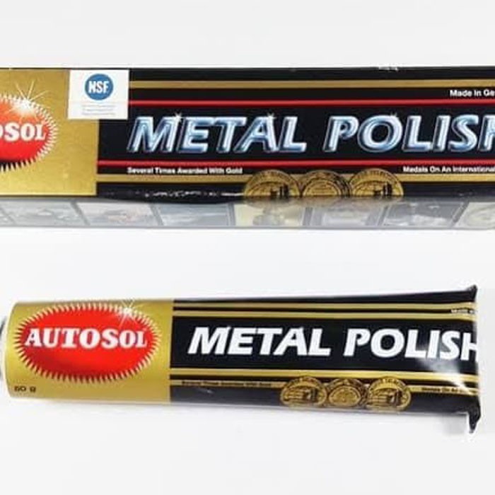 Autosol Metal Polish 50 Gram - Poles Metal Chrome Stainless