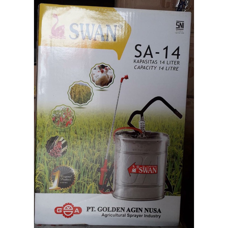 SPRAYER SA 14 LITER SWAN Knapsack semprot hama GOLDEN AGIN NUSA