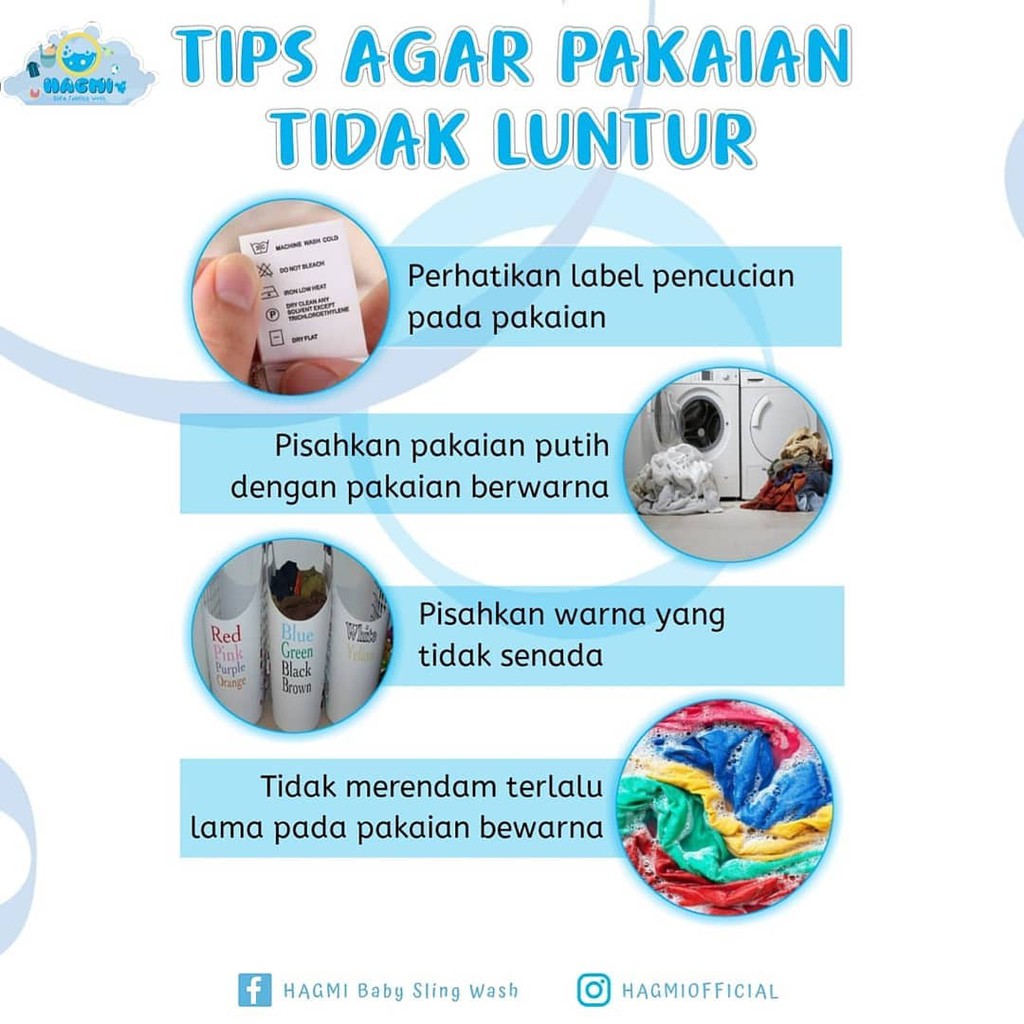 Hagmi Babysling Wash 50ml - Sabun Detergent pencuci khusus gendongan bayi Botol Mini