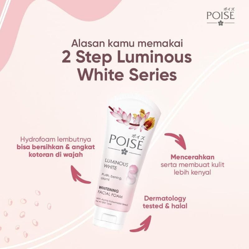 Poise Facial Foam Whitening