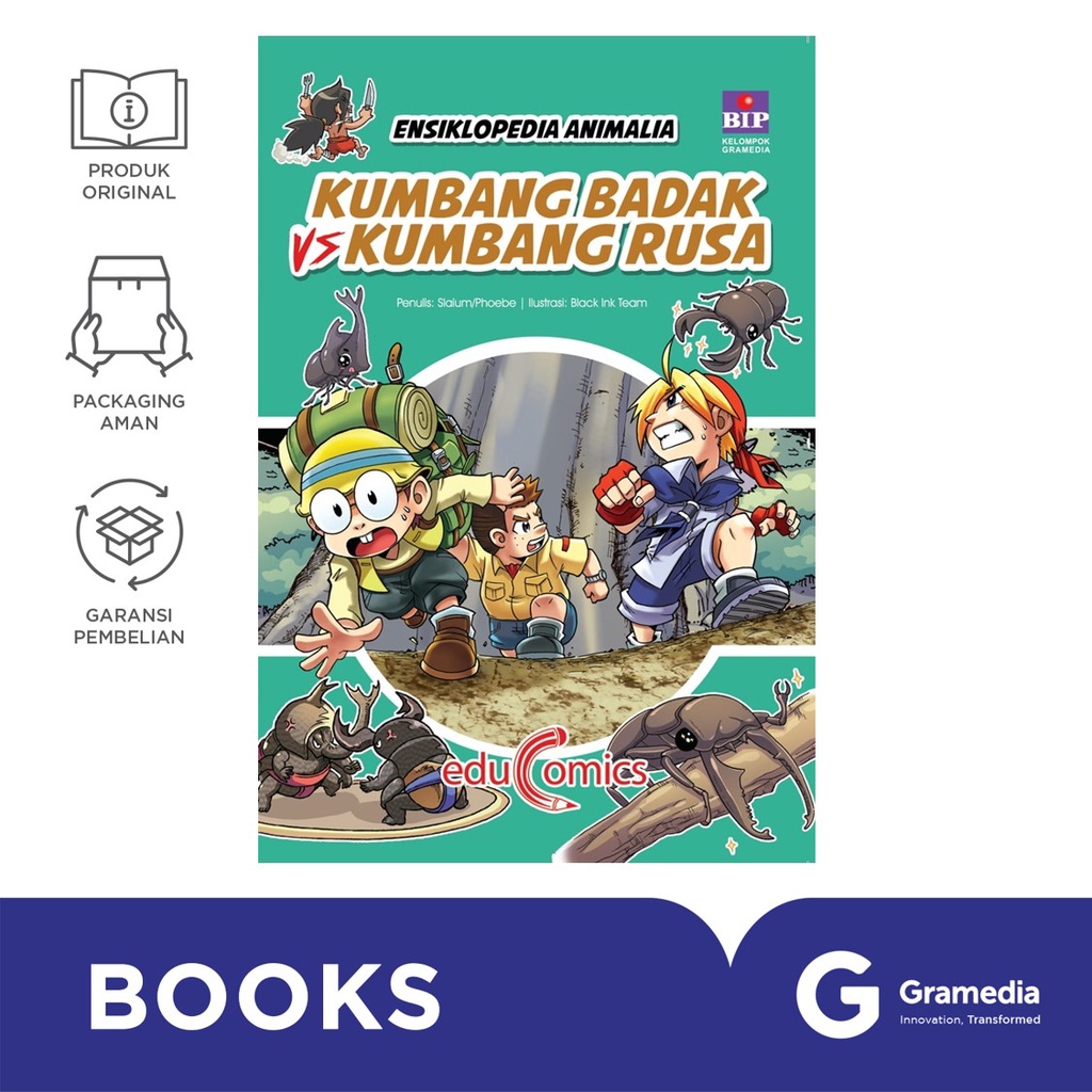 Ensiklopedia Animalia - Kumbang Badak vs Kumbang Rusa