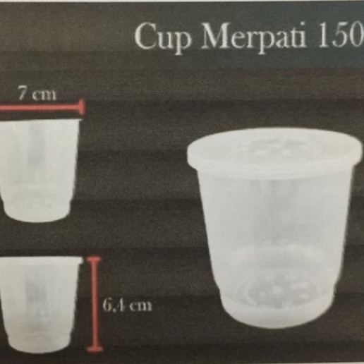 Thinwall Oti 150ml/Cup Puding/Cup Ager/25pcs