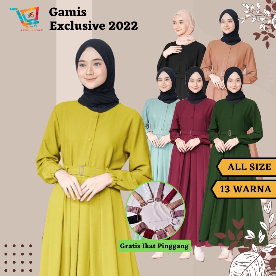 Baju Gamis Wanita Remaja Terbaru 2022 Import Premium Dress Kondangan Wanita Simple Modern Import Ban