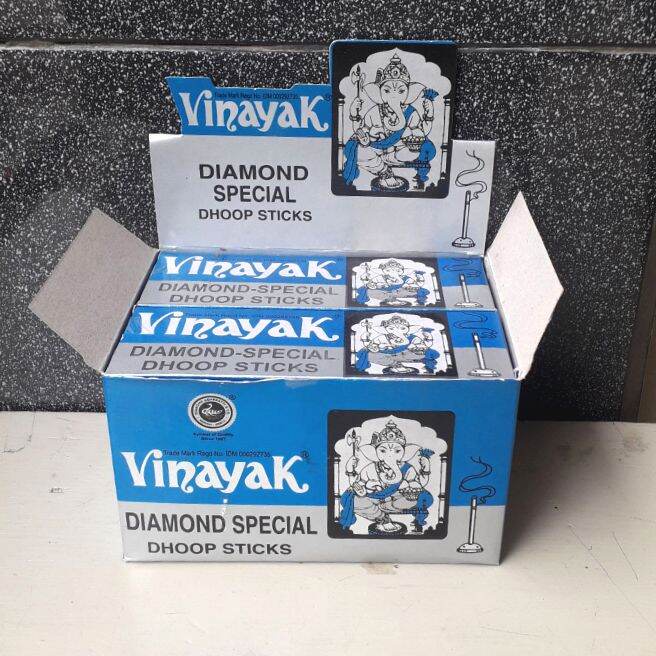 Jual PerPack/Box isi 6 Kemasan VINAYAK DIAMOND Dupa Special Model Dhoop