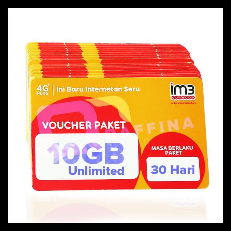 Voucher Data Indosat 10Gb Unlimited Kode 403