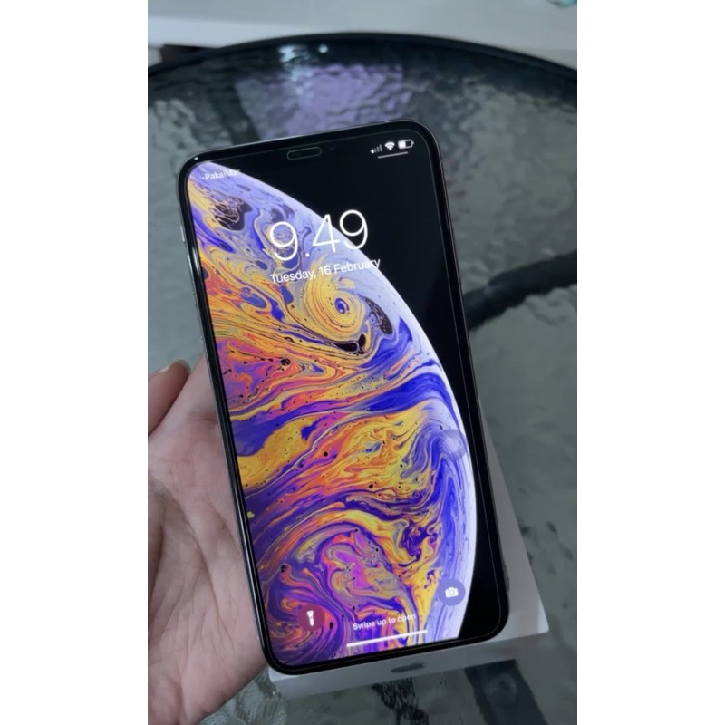 Preloved iPhone XS MAX 64gb Silver Original Ibox (second)