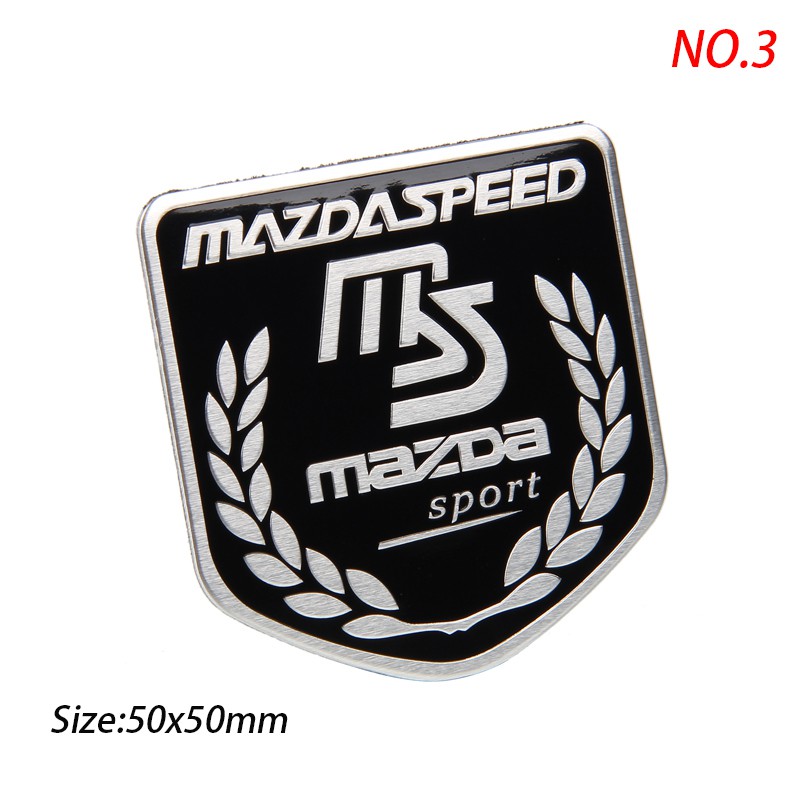 Stiker Emblem Logo Night Knight Bahan Metal Untuk Bagasi Belakang Mobil Mazda Atenza Axla Cx5 Cx7 323 Cx3