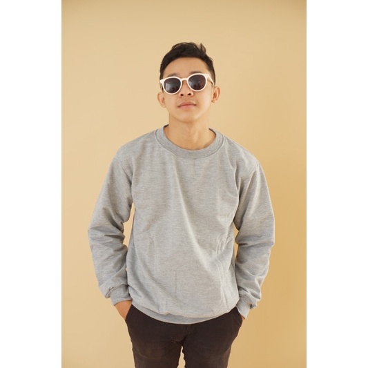 Basic Sweater Light Grey