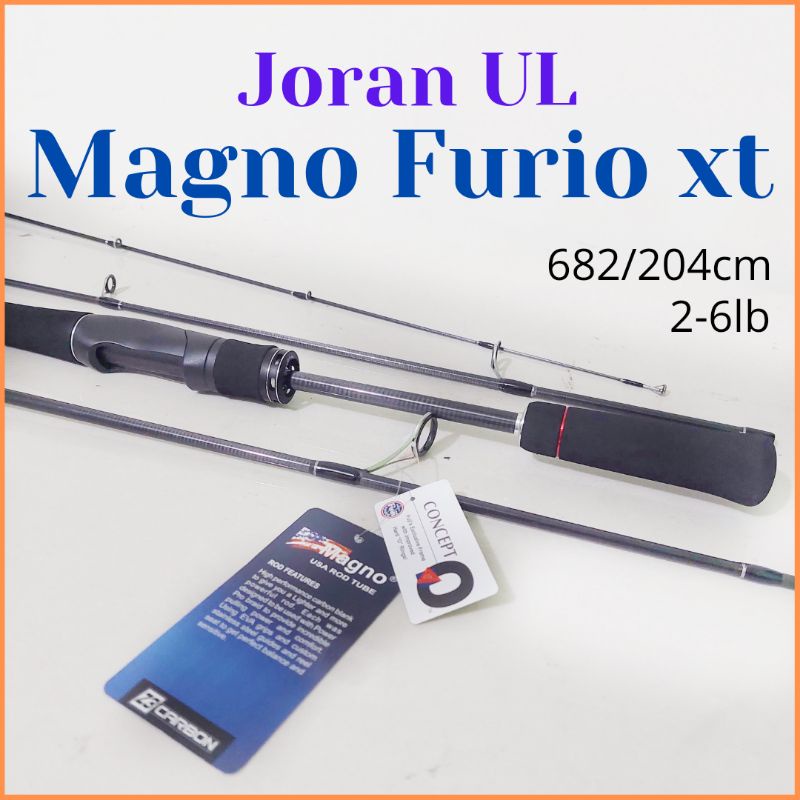 Rod SPINNING MAGNO FURIO XT 682 / 205cm (Line Test 2-6lbs)