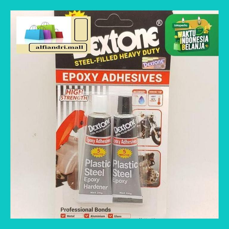 

510Fsjbc50 Lem Dextone Epoxy Adhesives 5 Menit Untuk Body Plastik Besi Dll 48 G D6005Ckhd