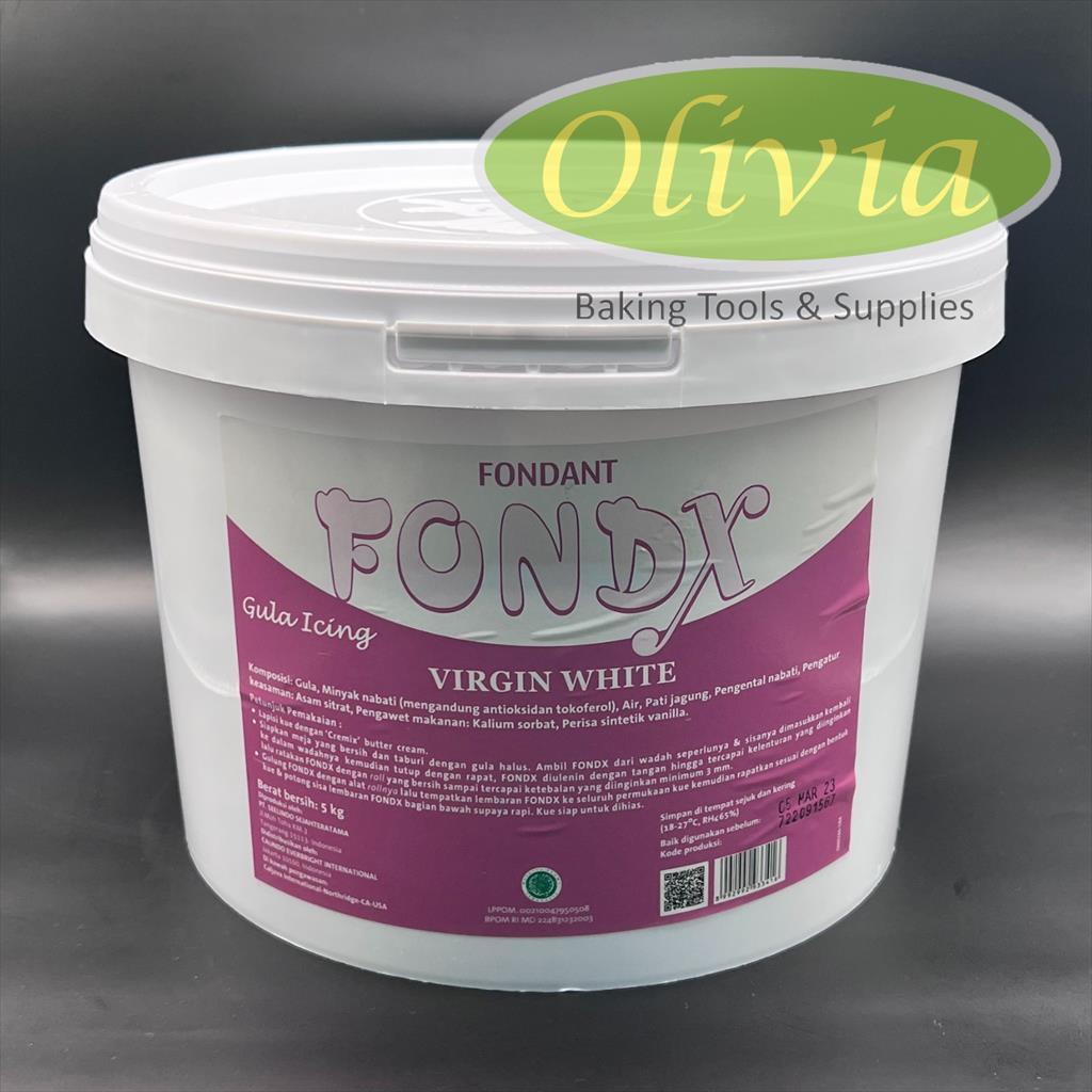 

Fondant Fondx Virgin White Vanilla Icing 5 Kg