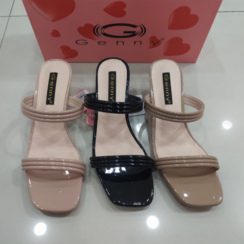 sandal heels Genny simple glossy