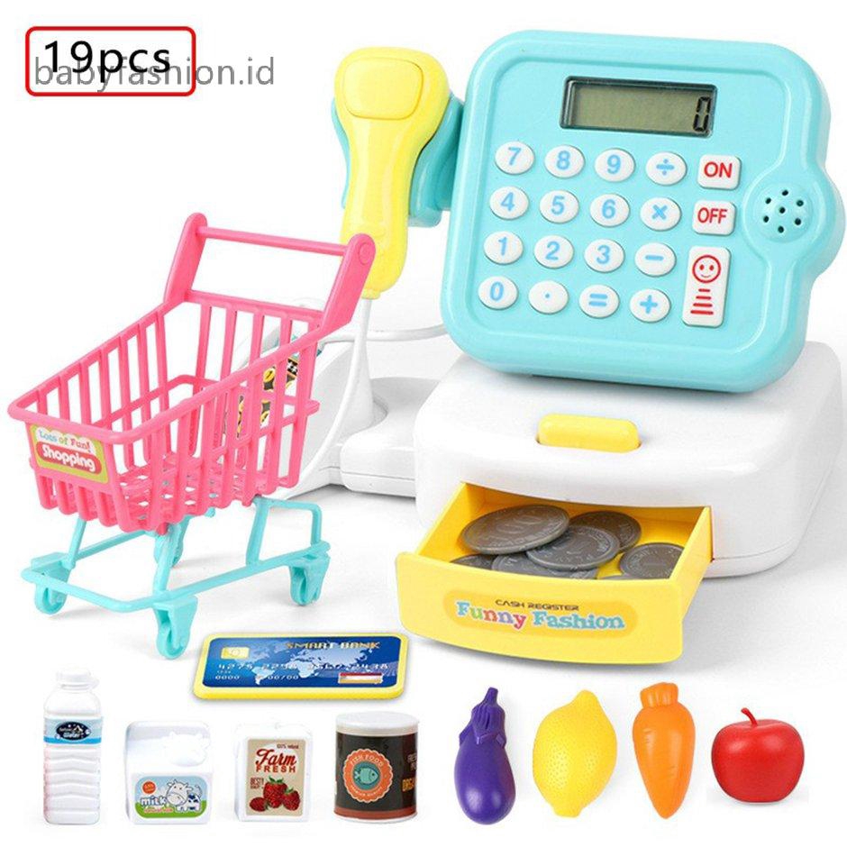 pretend play supermarket checkout