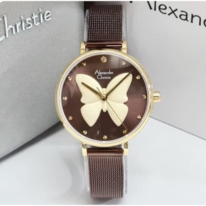 Jam Tangan Wanita Alexandre Christie 2850 AC2850 AC 2850 Original Garansi