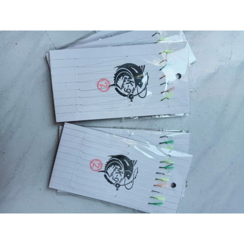 kotrek pancing bundling 5set 7dan 9 rangkaian kotrekan pancingan selar/ekor kuning dll