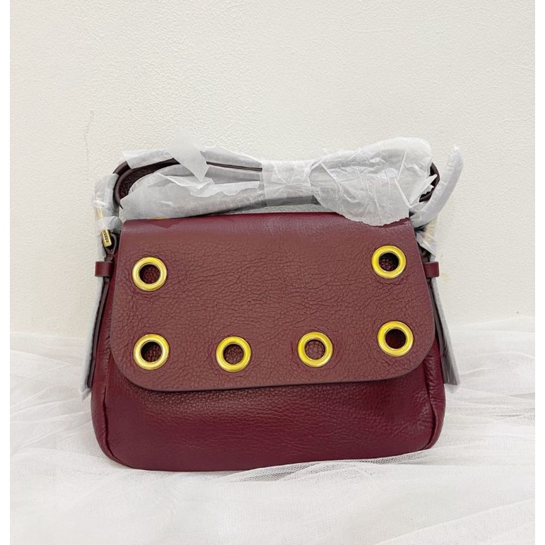 Tas Wanita FossilOriginal Harper Flap Small Wine Crossbody