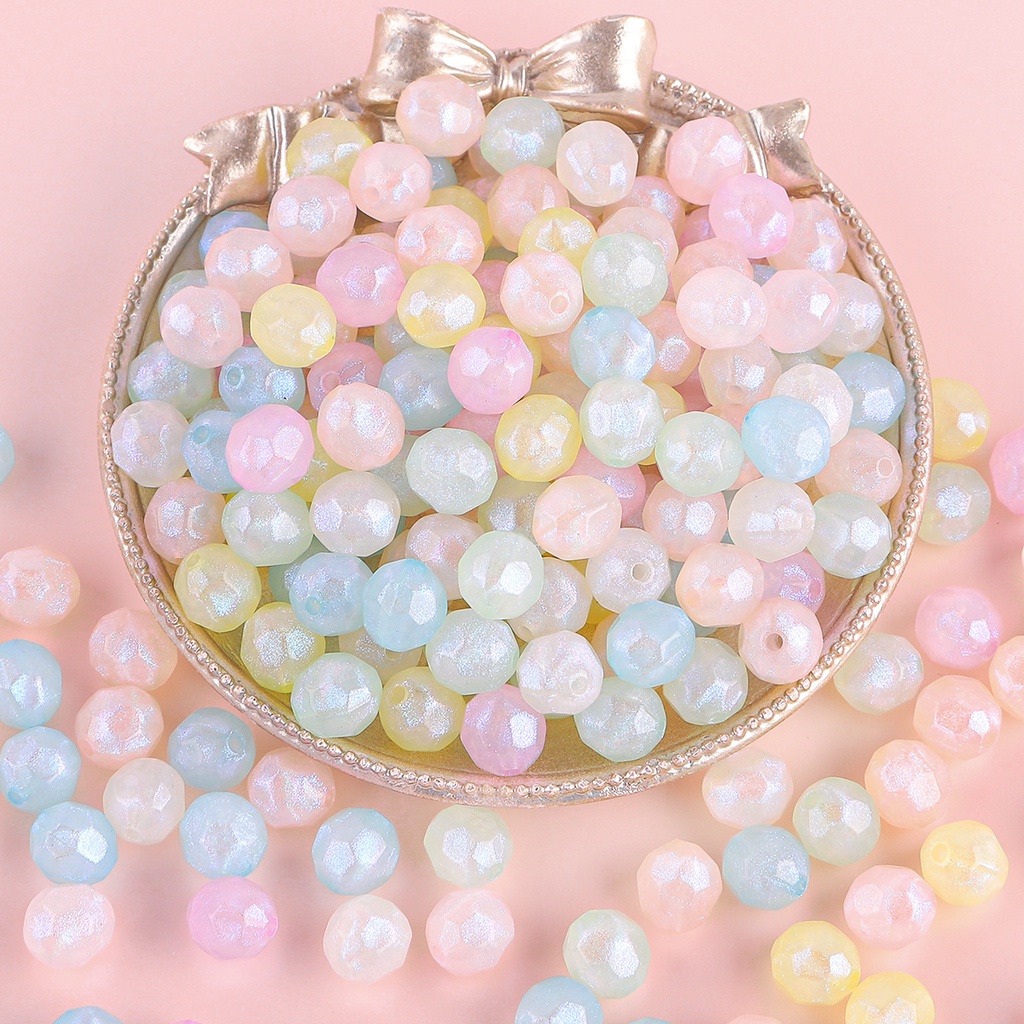 2 / 10pcs Liontin Bentuk Kupu-Kupu Hati Aksen Mutiara Bahan ABS Gaya Retro Untuk Membuat Perhiasan