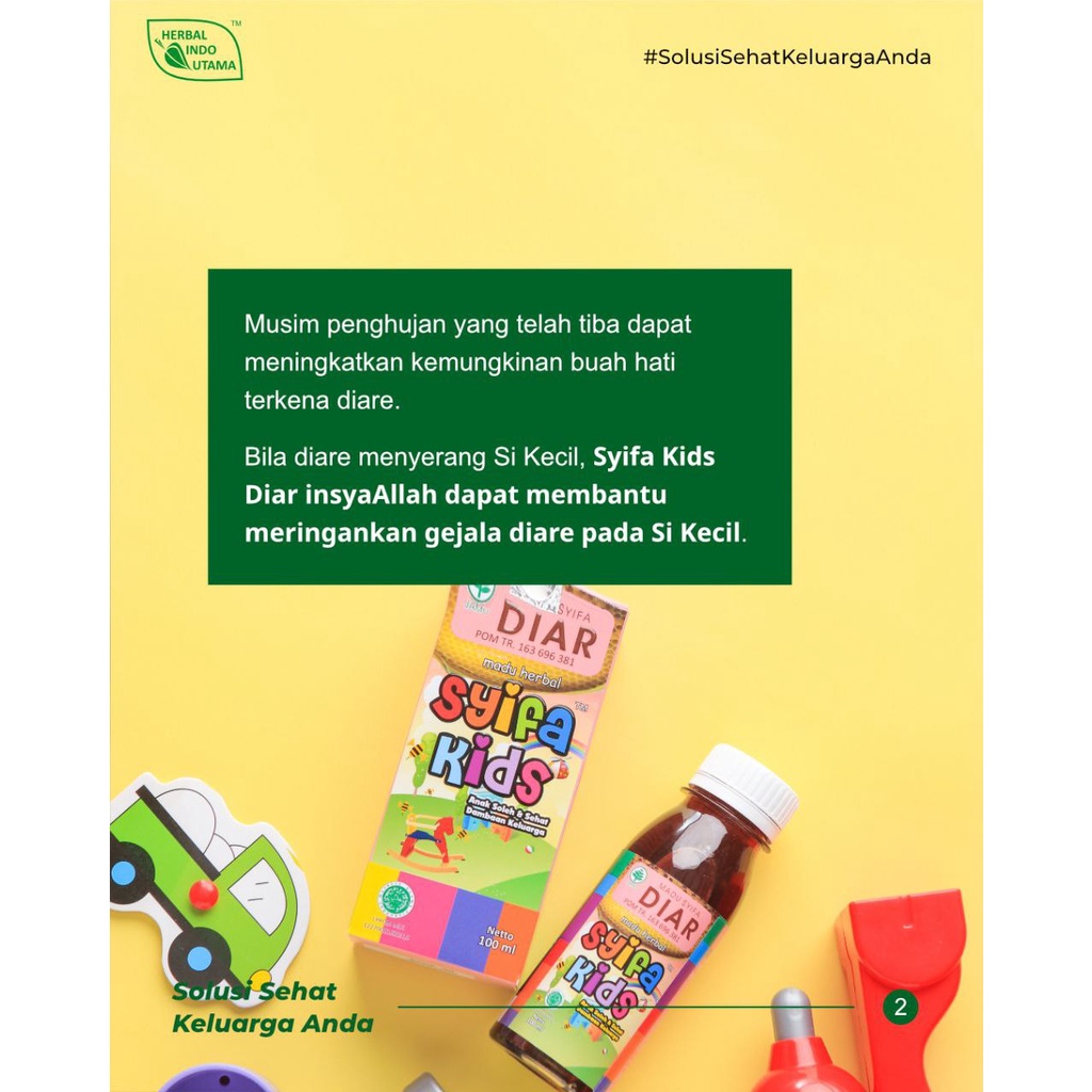 

Herbal Syifa Kids Diar / Madu Anak untuk Diare