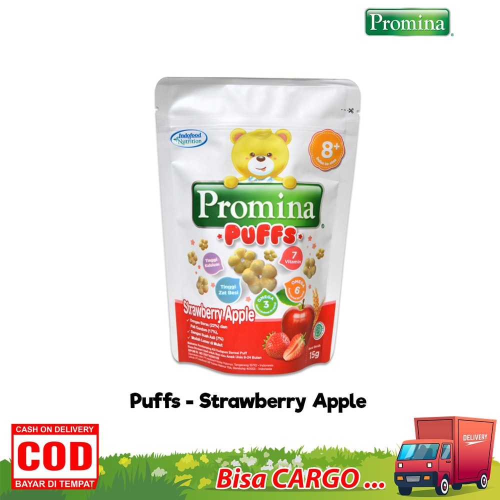 Grosir Karton Promina Puffs Snack Anak Cemilan Bernutrisi isi 24 pcs