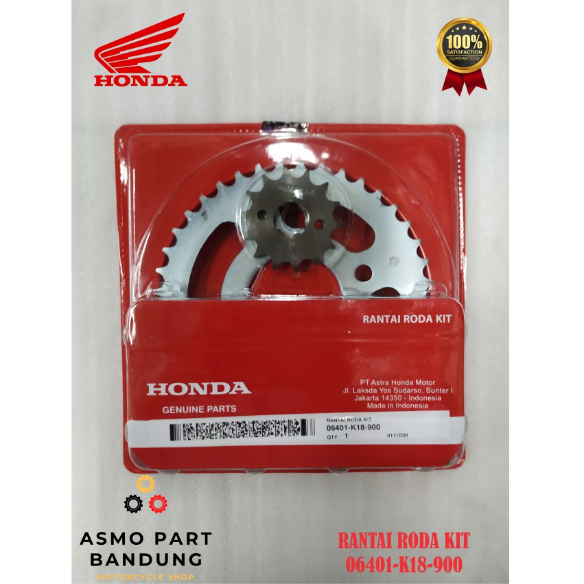 06401K18900 / Rantai Roda Kit (Drive Chain Kit) – Verza 150
