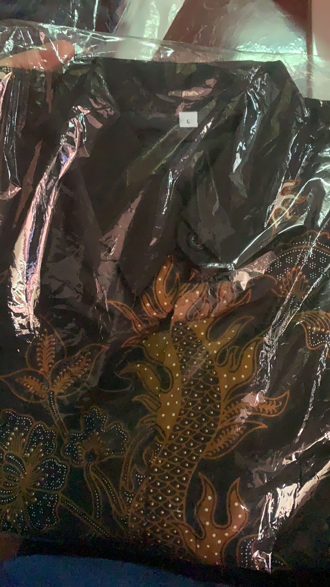 Naga Sogan Pendek Kemeja Batik Pria Lengan Pendek Katun Sragenan Full Furing