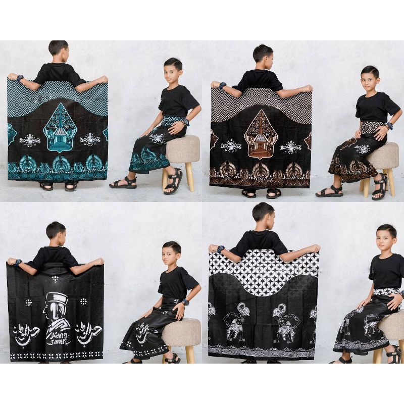 SARUNG ANAK MOTIF GUNUNGAN KANG SANTRI Sarung Batik Pekalongan Sarung Batik Pria Sarung Batik Wayang