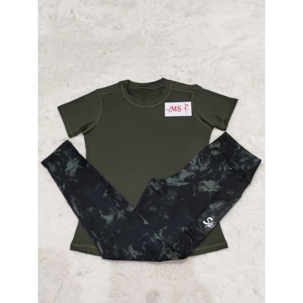 Baju Senam Wanita Baju Senam Set Olahraga Baju  Setelan Olahraga Wanita celana panjang/hotpen/7/8 Ba