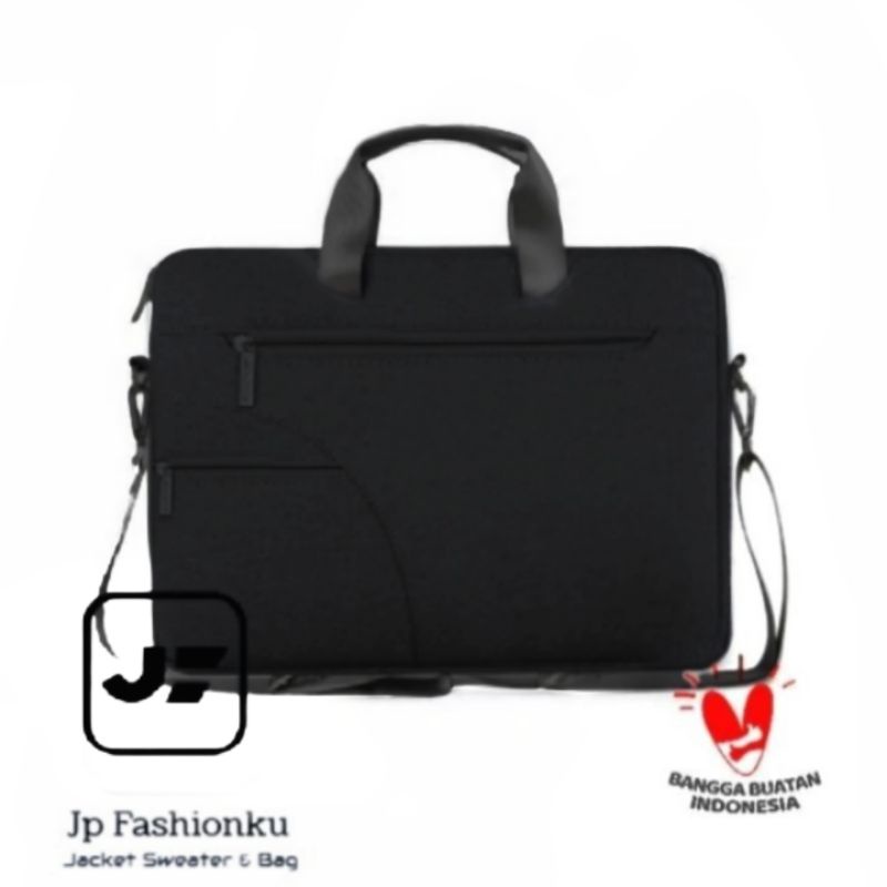 Tas Laptop Selempang Jinjing 13-14 inch Serbaguna