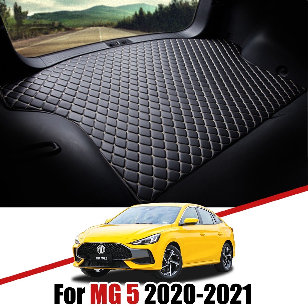 Matras Pelindung Bagasi Mobil Bahan Kulit Premium Untuk MG 5 2020 2021