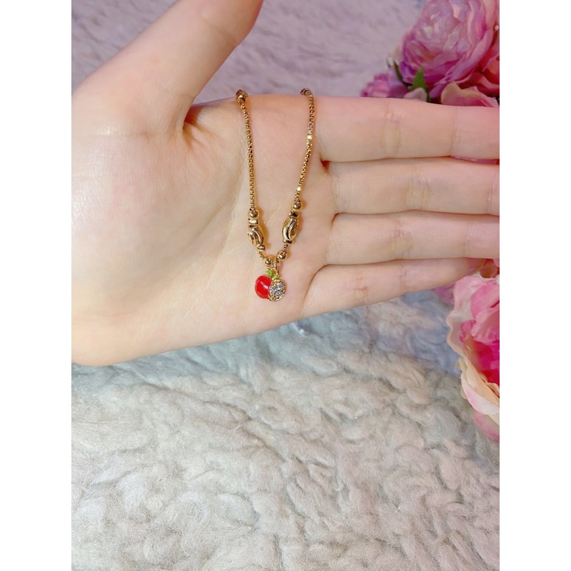 Kalung Anak Lapis Emas Red Apple