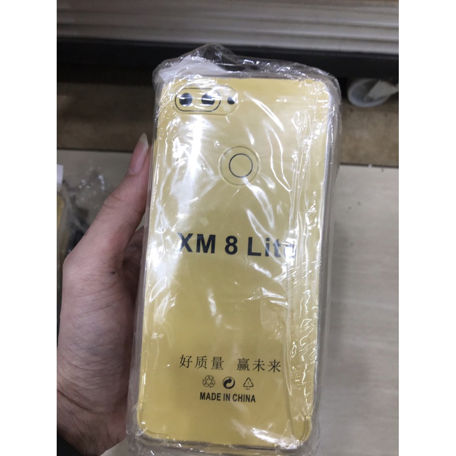 Anti crack softcase sarung kondom silikon bening Xiaomi mi 8 lite