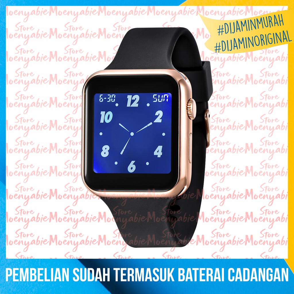 Digitec Wanita DS 8076T Black Gold Original Dan Anti Air Jam Tangan Digitec Wanita & Pria